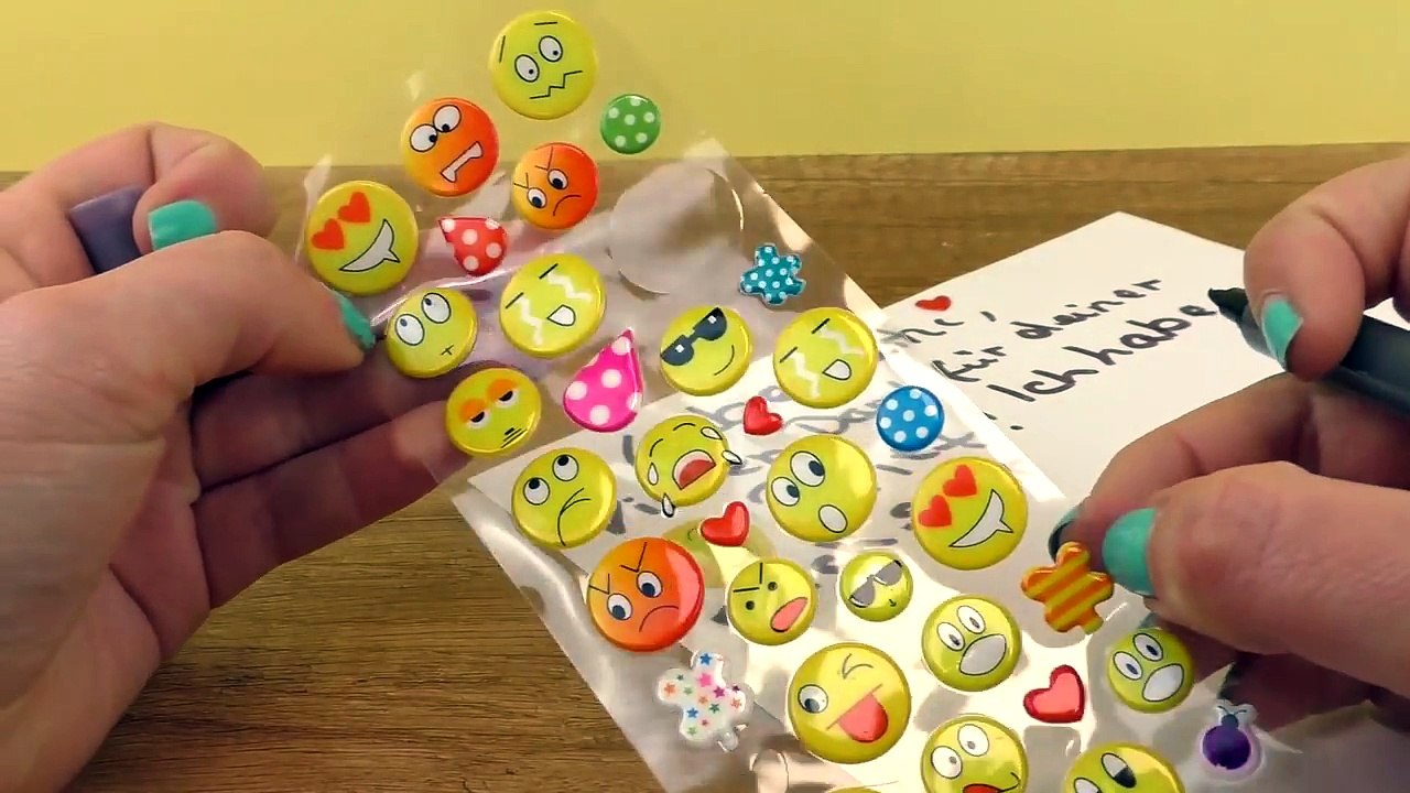 DIY Emoji Brief  Neuer Brief für Kathi |Evas Antwort auf Kathis Brief |Süße Nachricht mit Emojis