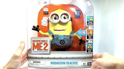 Интерактивная игрушка Миньон / Deluxe Despicable me 2 Minion Dave 9 от Thinkway Toys обзор