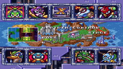 Rockman X2 (Super Famicom) - Parte #2 - A Estação de Controle do Clima