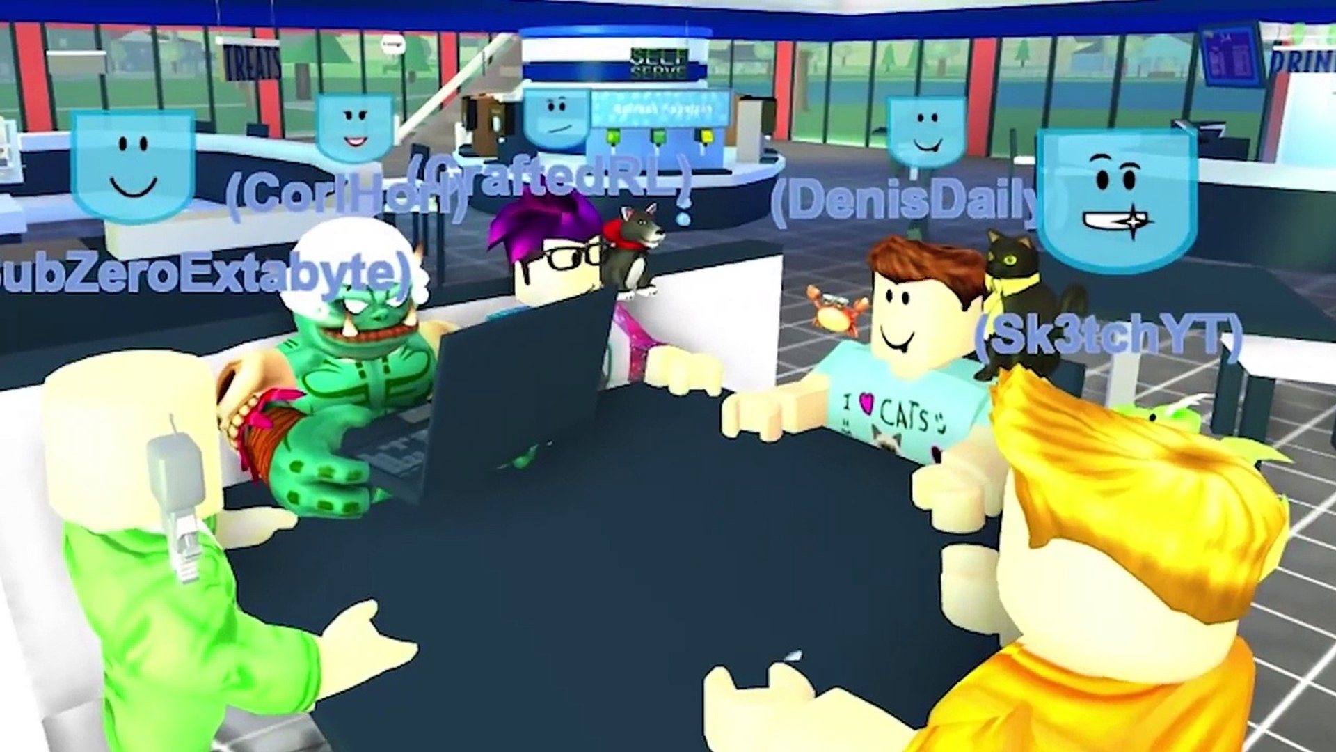 The Pals Get Sucked Into A Computer Becoming A Virus In Roblox