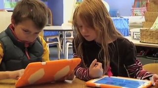 中美儿童学习新科技