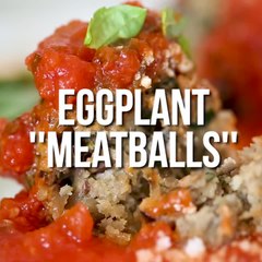 Vegetarian Eggplant Meatballs