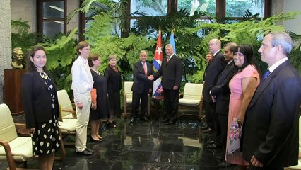 Jefe de la ONU se reúne con nuevo presidente de Cuba Díaz-Canel