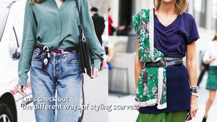 [Showbiz Korea] Sulli(설리) & Hyo-min(효민,T-ara), the various styles of scarves
