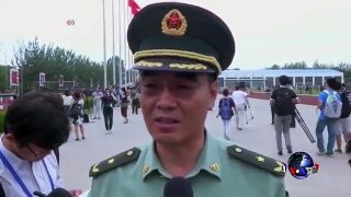 中国军校罕见对中外媒体开放