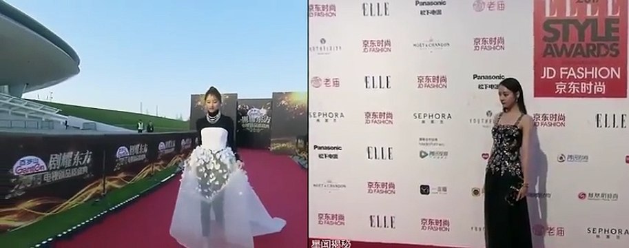 Quan Hiểu Đồng - Địch Lệ Nhiệt Ba đi thảm đỏ