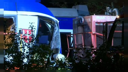 مصرع شخصين على الأقل في حادث اصدام قطارين جنوب ألمانيا