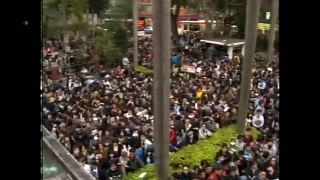 VOA连线:美国之音记者申华谈台湾反服贸学生运动星期天大游行
