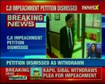CJI Impeachment petition dismissed