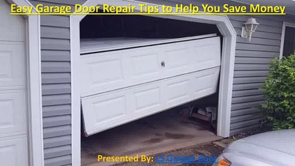 Easy Garage Door Repair Tips to Help You Save Money