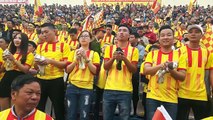 Cuồng nhiệt khán đài Thiên Trường Nam Định FC vs XSKT Cần Thơ Vòng 1 VLeague 2018 - YouTube