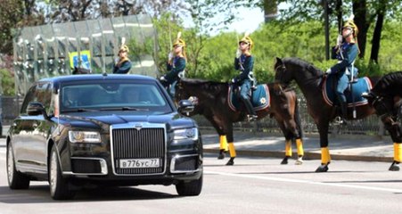Putin'in Kremlin Saray'ına Geldiği Rus Yapımı Limuzini Yemin Törenine Damga Vurdu