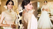 Sonam Kapoor Wedding: 2 साल लगे Sonam के Mehendi Lehenge को तैयार होने में, जानिये खासियत | Boldsky