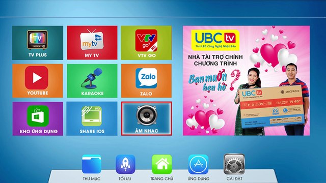 Tivi Việt cao cấp điều khiển bằng giọng nói và kết nối loa Bluetooth