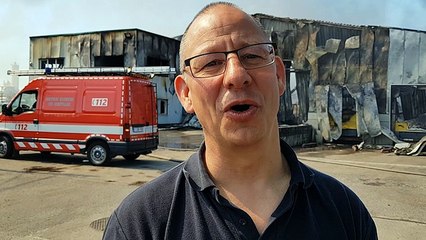 Incendie à Dour - Les explications de Baudouin Vervaeke