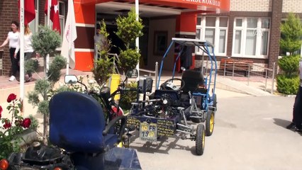 Öğrenciler hurda malzemelerinden araç ürettiler - TOKAT