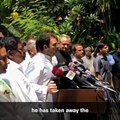 Karnataka election 2018 congress president rahul gandhi addresses a press conference in bengaluru