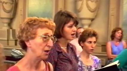 ACJ Macon recoit le choeur hongrois Agria Vegyeskar de Eger en Juillet 1995