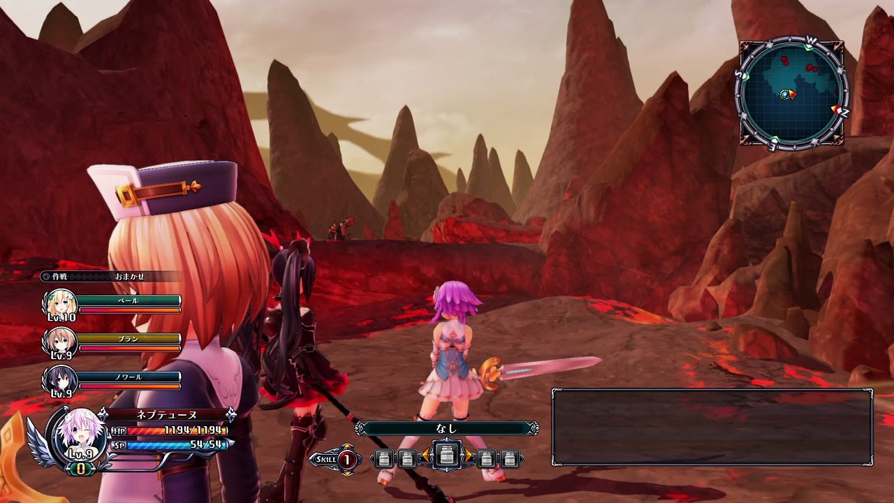 四女神オンライン CYBER DIMENSION NEPTUNE_ロキ山麓。