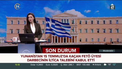 Yunanistan 15 Temmuz'da kaçan darbeciye iltica izni verdi