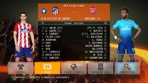 Pes 2018 Atletico Madrid vs Arsenal Gameplay