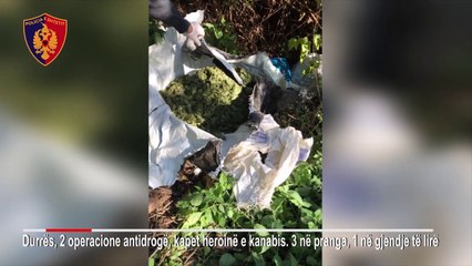 360° Gradë - DURRËS, POLICIA FINALIZON DY OPERACIONE ANTIDROGË, 3 NË PRANGA