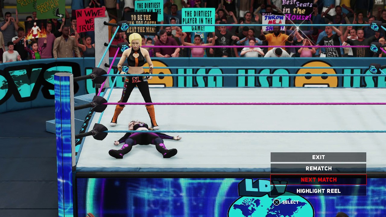 DIYB vs. The Rock 'n' Roll express in a tag team match