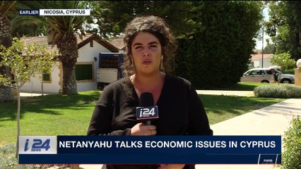 i24NEWS DESK | Netanyahu talks economic issues in Cyprus | Tuesday, May 8th 2018