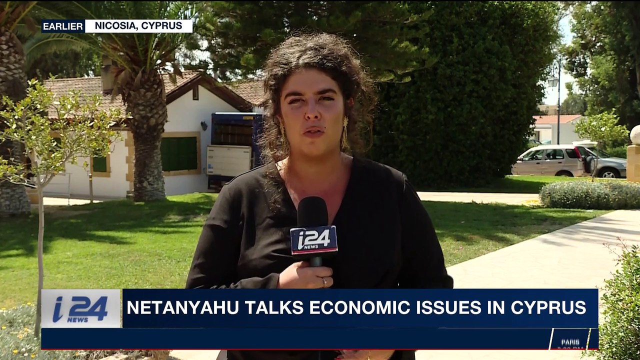 i24NEWS DESK | Netanyahu talks economic issues in Cyprus | Tuesday, May 8th 2018
