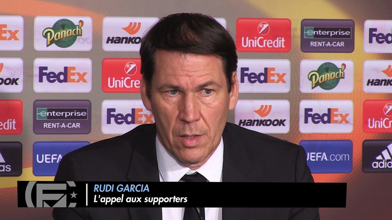 L'Appel de Garcia à ses supporters : "Il ne faut pas gâcher la fête !"