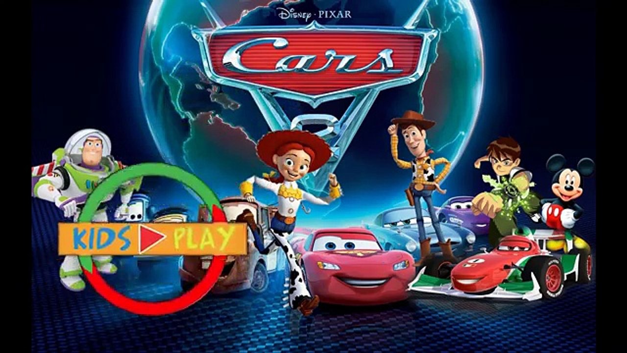 Cars 2 Game - Lightning McQueen, Max Schnell, Finn McMissile Race ( Fulger McQueen )