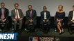 The Red Sox and Yankees hold a joint press conference in London for a big announcement
