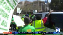 Driver Hits 3 Protesters During UCLA Service Workers' Strike
