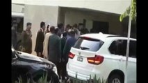 Nawaz Sharif arrives in Services hospital for Ahsan Iqbal