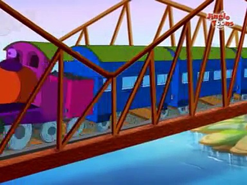 છુક છુક રીલગાડી | Jhuk Jhuk Rail Gadi | Jhuk Jhuk Gadi Gujrathi Rhymes For Kids By JingleToons