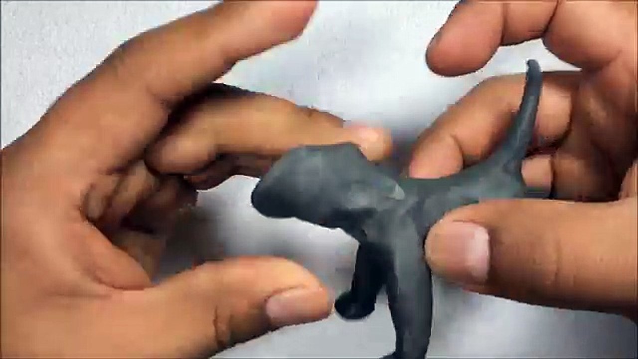 Como hacer un perro pitbull de plastilina / how to make a pitbull dog with clay