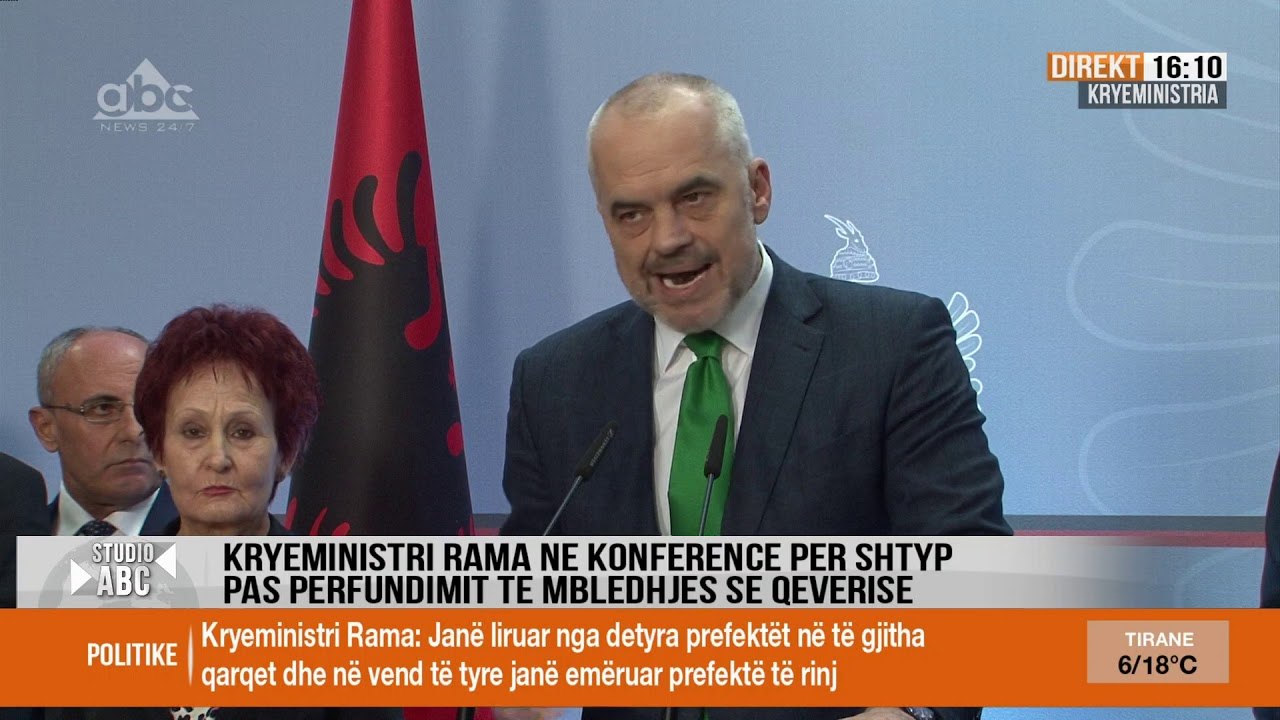 Rama prezanton 12 prefektet e rinj