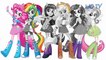 MLP Coloring Book - Equestria Girls | My Little Pony Coloring Pages for Kids | FIM | kidO TV