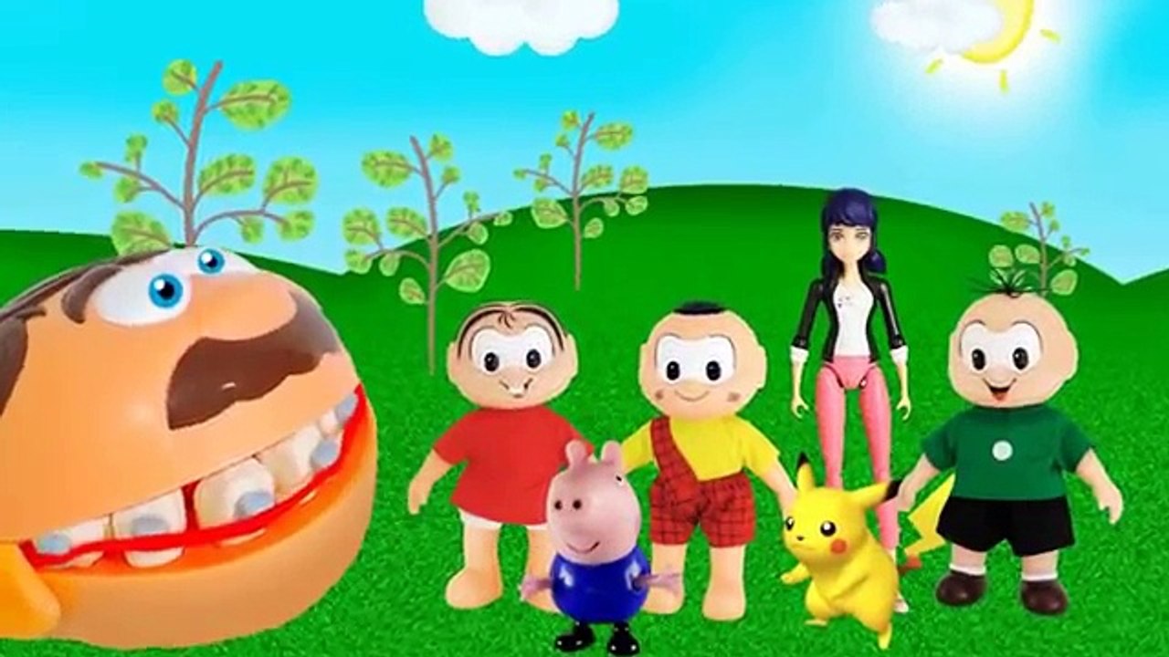 Jose Bocão se apaixona pela senhora bocona e da Monica George Pig Cebolinha Cascão Ladybug Pikachu