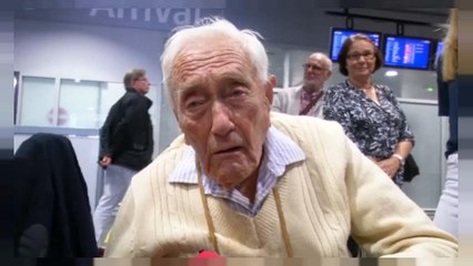 El centenario australiano David Goodal visita la clínica de Basilea que le ayudará a morir