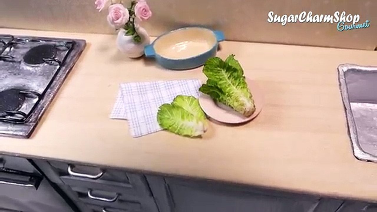 How To Miniature Lettuce Tutorial // DIY Miniature Food // SugarCharmShop