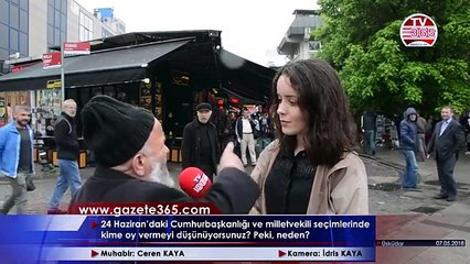 AKP'yi övüp insanları polise şikayet etmekle tehdit eden dayı