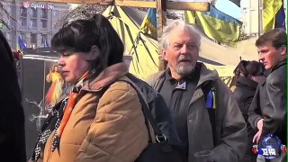 乌克兰抗议者誓言扎营至2015年