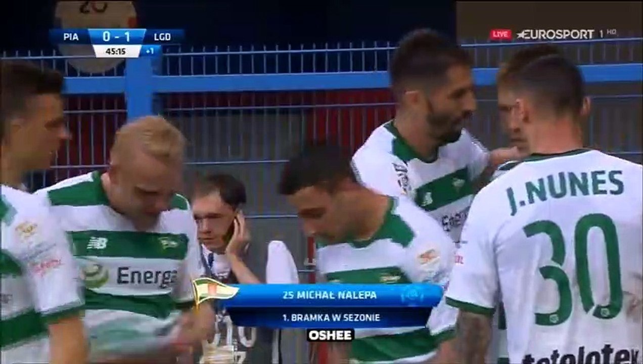 0-1 Michał Nalepa Goal Poland  Ekstraklasa - 08.05.2018 Piast Gliwice 0-1 Lechia Gdansk