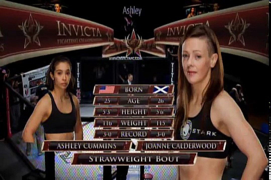 Ashley Cummins (3-0) vs. Joanne Calderwood (3-0) Invicta FC 3