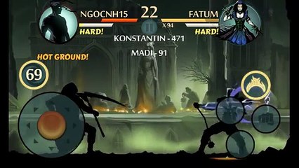 Shadow Fight 2 Fatum attack in Underworld updated TIER 2