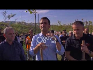 Ora News - Veliaj: Po krijojmë gjurmën e Pyllit Orbital, që do rrethojë Tiranën