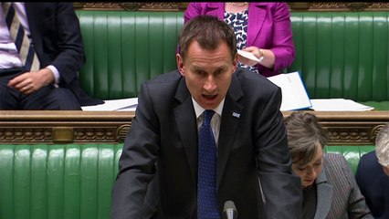 Hunt updates the Commons on cancer breast screening