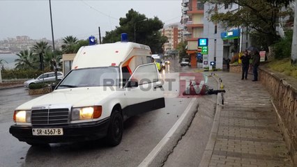 Report TV - Sarandë,humb jetën i moshuari, ​ishte duke udhëtuar me biçikletë