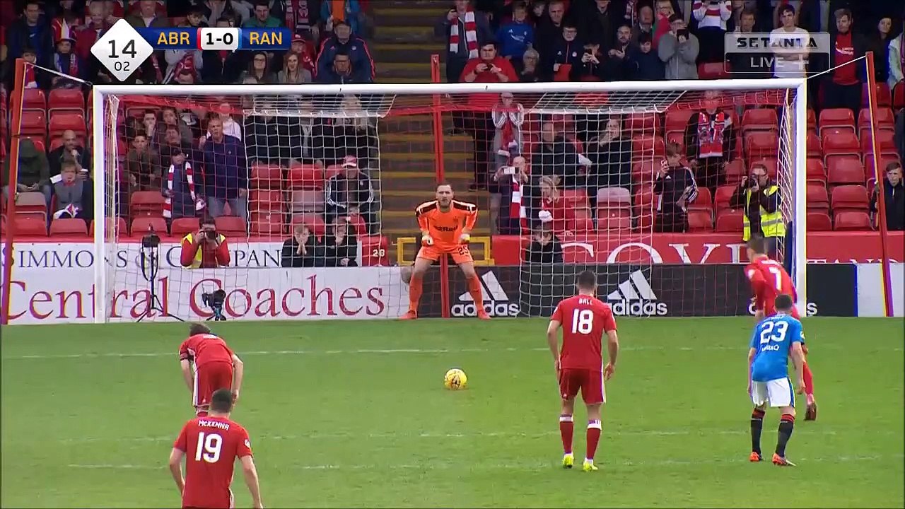 1-0 Kenny McLean Goal Scotland  Premiership - 08.05.2018 Aberdeen FC 1-0 Rangers FC